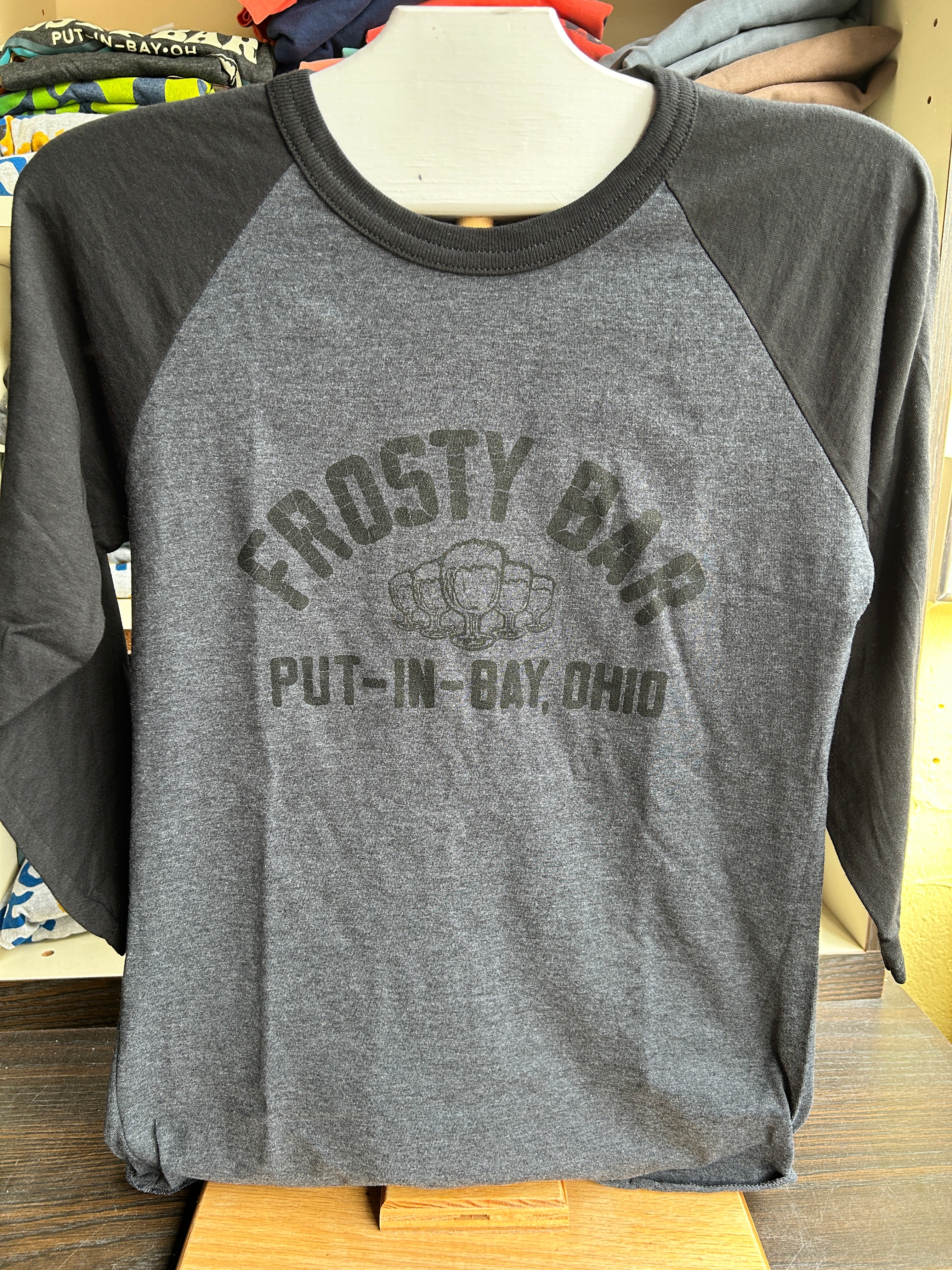 Black Out Baseball Tee