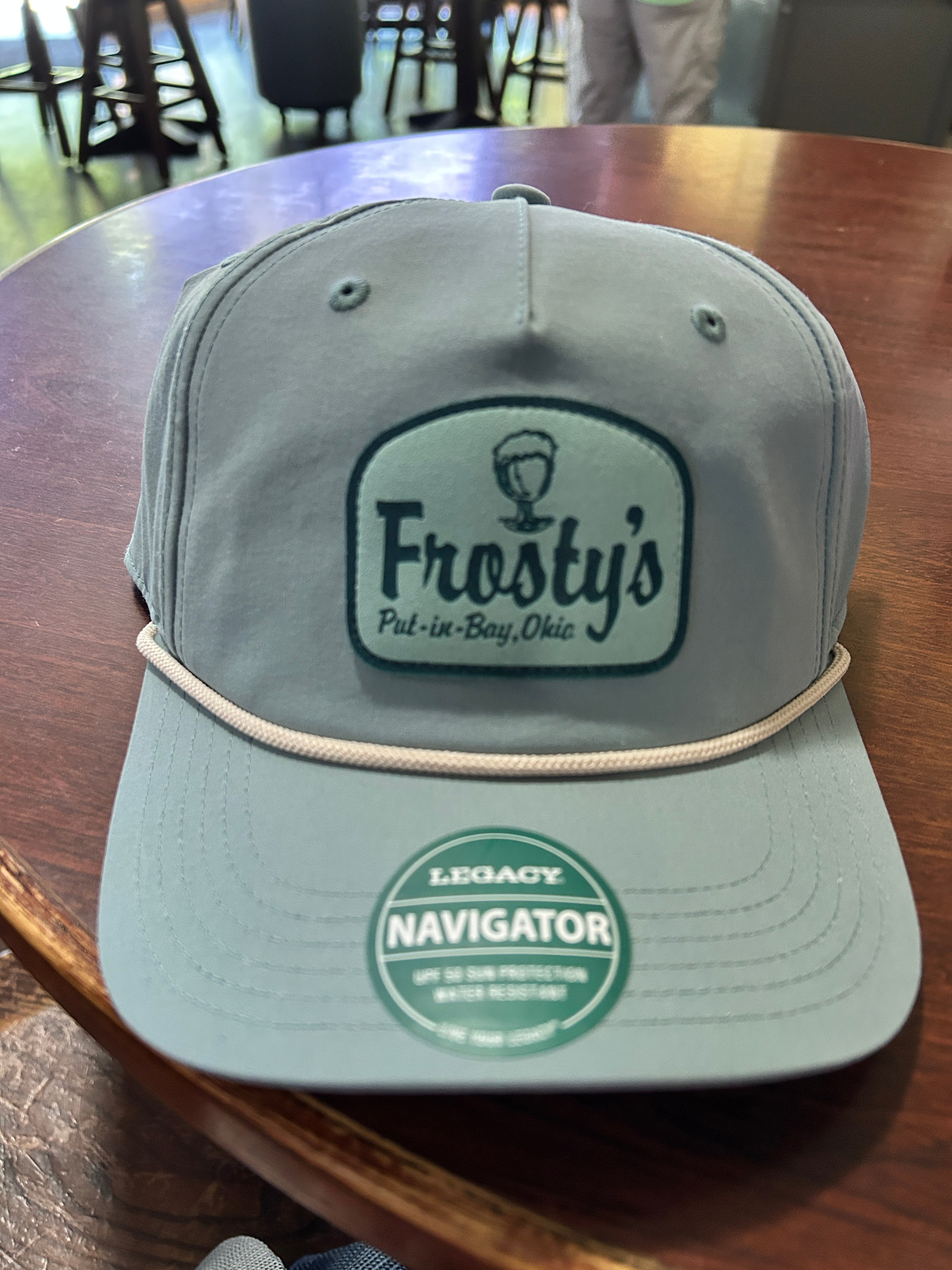 Navigator Island Blue with Cream Rope