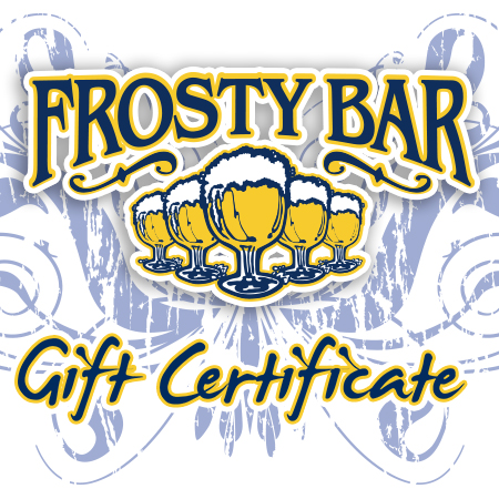 Frosty Bar gift certificate graphic
