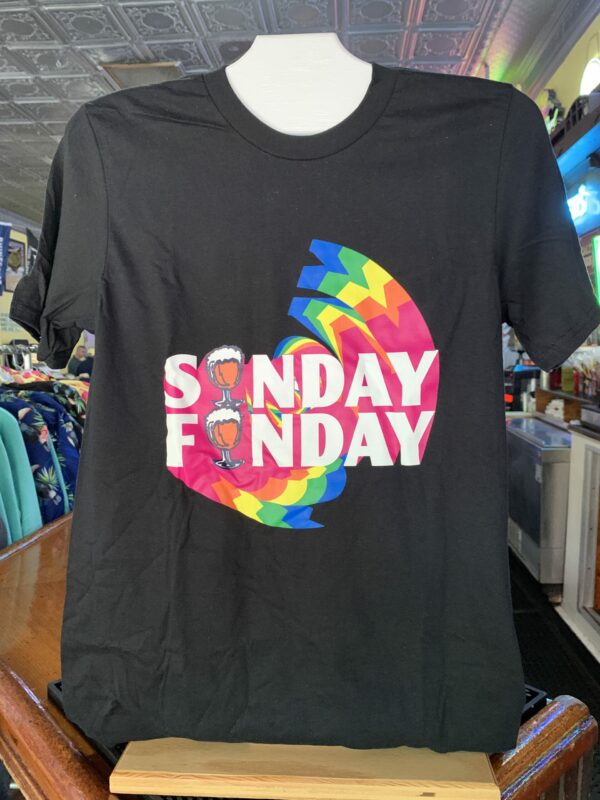 Frosty's Sunday Funday Black Pride T-Shirt (front)