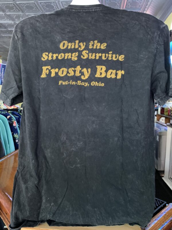 Frosty's Sunday Funday Marble Black T-Shirt (back)