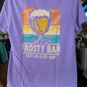 Frosty's Violet Surf Wax Tee (back)