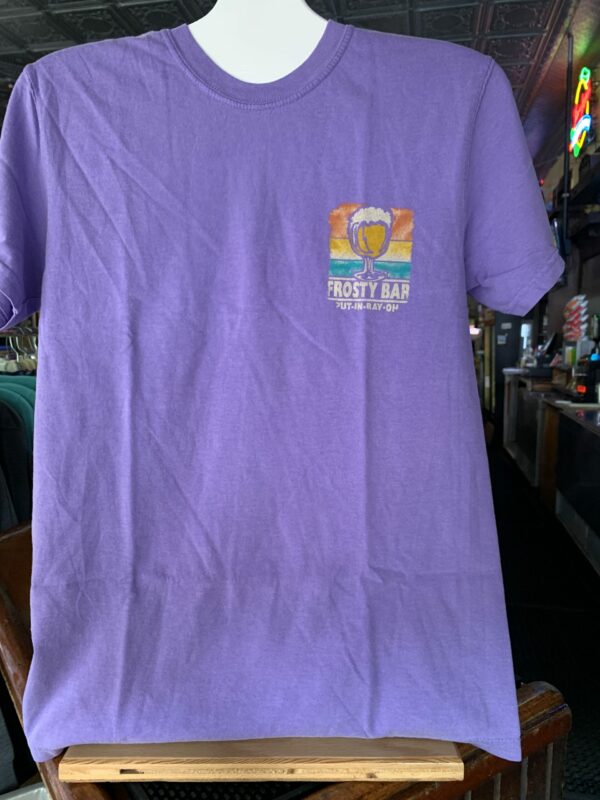 Frosty's Violet Surf Wax Tee (front)